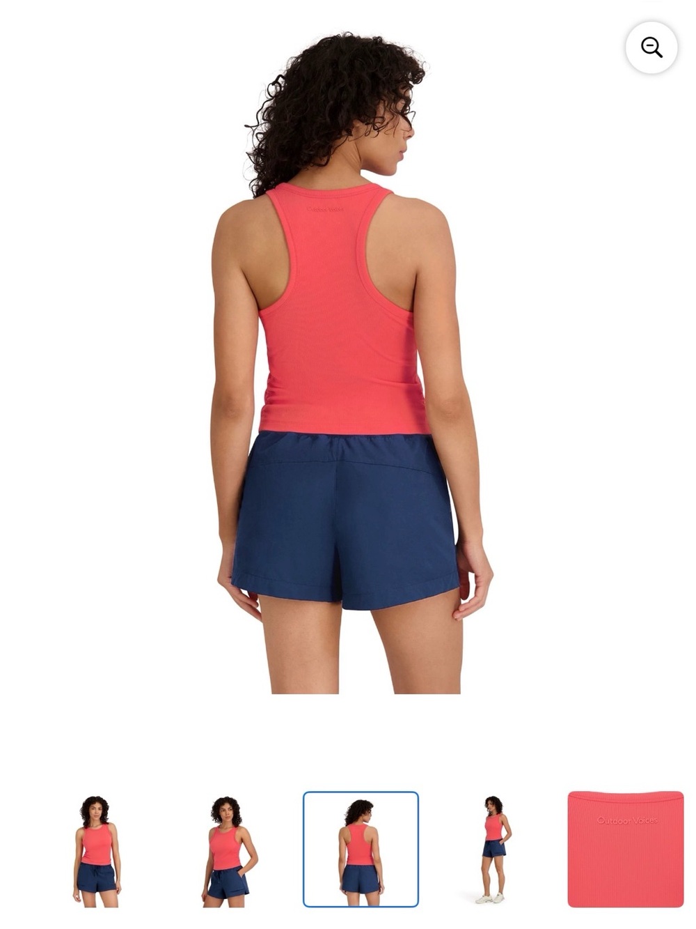 Outdoor Voices Racerback Ribbed Tank Top - Picture 3 of 3